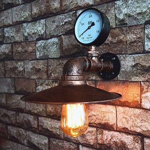 M Lámpara De Pared Retro Vintage Retro E27