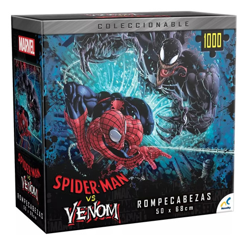 Rompecabezas Puzzle 50 X 68 Cm Spiderman Vs Venom 1000 Pcs