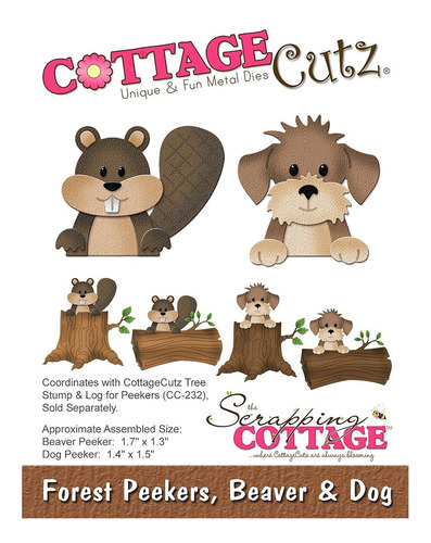 Cottagecutz Troquel Perro Castor 1.3  1.7 