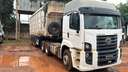 Vw 26420 6x4 Equipado Com Caçamba Basculante Pra Lixo