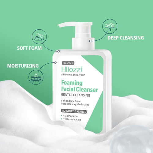 Limpador De Espuma Facial Para Controle De Limpeza Profunda