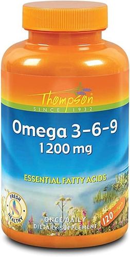 Omega 3-6-9 120 Caps Thompson - Unidad a $1799