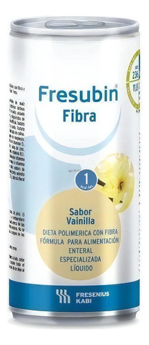 Suplemento en líquido Fresenius Kabi  Fresubin Fibra sabor vainilla en lata de 236mL