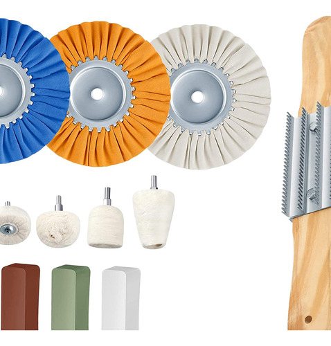 11 Pçs Kit De Polimento Roda Polimento 8 Em Roda Polimento