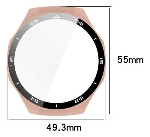 Película Plateada Brillante Para Huawei Watch Gt 5 Pro De 46