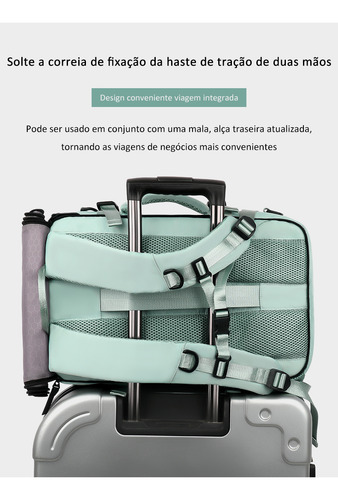Mochila Executiva 16 Polegadas Bolsa Multifuncional Notebook Usb Wicopet Mochila Viagem