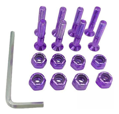 4 Set De Repuestos Para Skateboard, Tornillos Para 4 Piezas