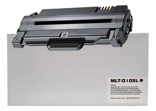 Toner Generico Mlt-105l Para Impresoras Ml-1910/scx-4623f