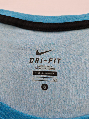 Buzo Deportivo Elastizado Mujer Turquesa Nike S (Usado)