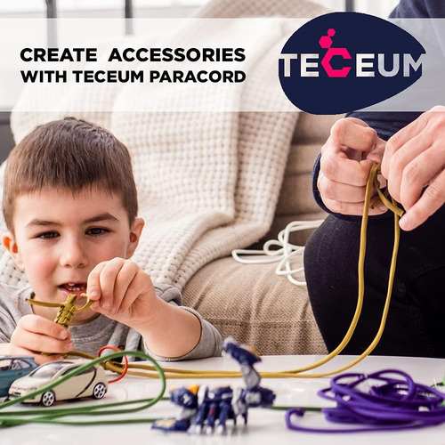 Cuerda Teceum - Cordón Táctico Paracaídas - 45 Colores