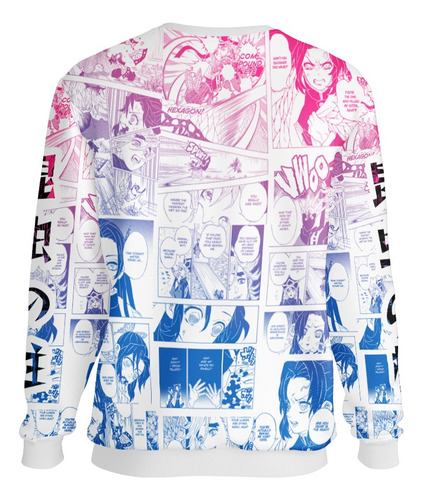 Moletom Blusa Shinobu Kocho Hashira Inseto Colors Gc Ref0886