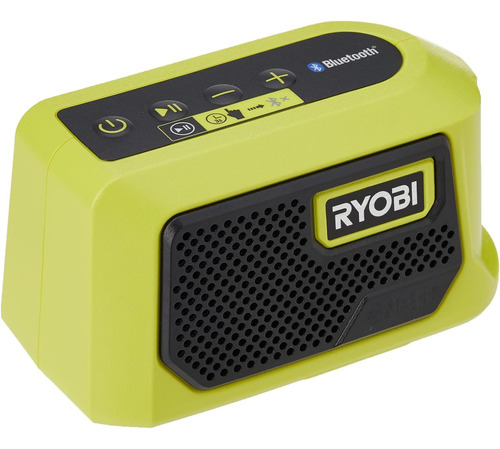 Ryobi Rbtm18-0, Mini Altavoz Bluetooth, Batería One+ De 18 V 110v