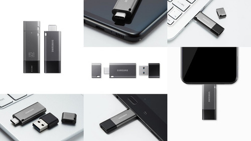 Samsung Duo Plus Muf-128db/am 128 Gb 3.1 - Cinza