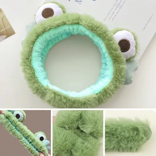 Juego De 3 Piezas De Diadema Y Pulsera De Spa De Rana - Dia.