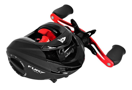 Reel rotativo Caster Fury FURY107 derecho color negro