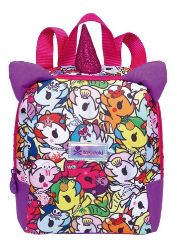 Imagem 8 de 10 de Kit Malinha Mala De Bordo Tokidoki Unicórnio 4 Rodinhas 360°