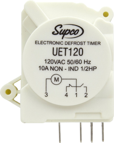 Supco Uet120 - Temporizador De Descongelacin Para Refrigerad