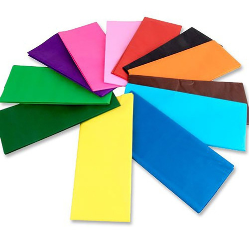 Papel Barrilete Seda Paquete X 50u Varios Colores