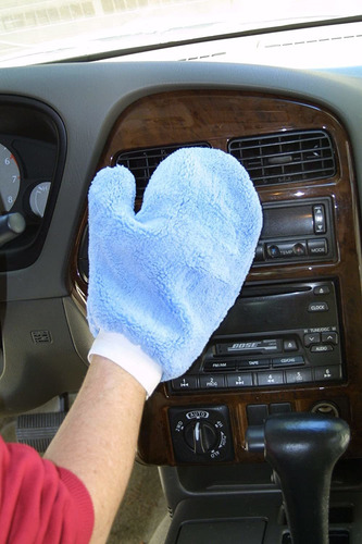Eurow Microfibra Terry Weave Mitt Con El Pulgar (2-pack)