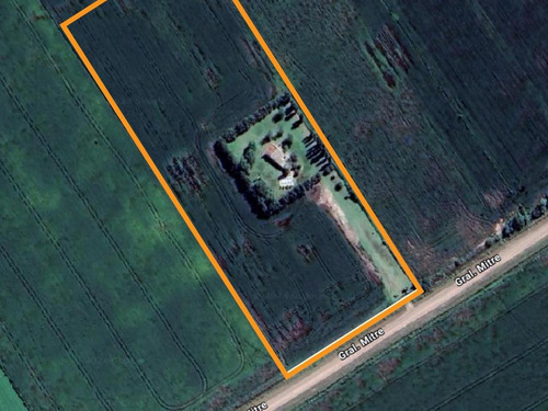 Campo A La Venta En Salto Grande, Santa Fe. 11 Hectareas Con Casa Y Pileta