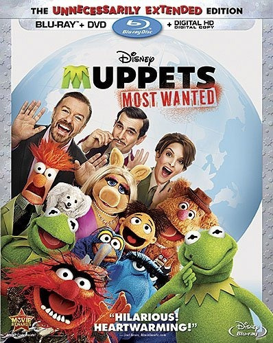 Muppets Most Wanted Pelicula Importada En Blu-ray + Dvd + Dc