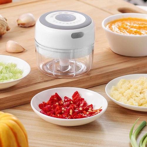 Mini Cortadora De Ajo Eléctrica, Procesador De Comida 100ml