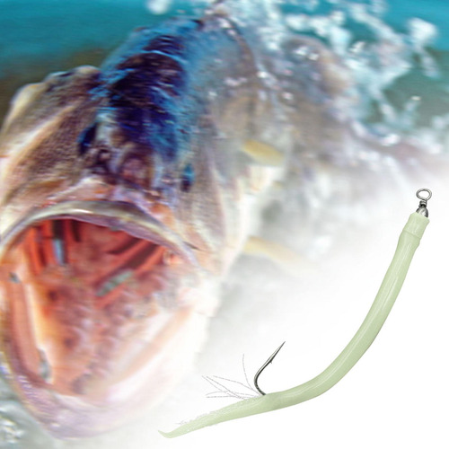 5 Señuelo De Pesca Suave, Anzuelo De Pesca, Cebos De Verde