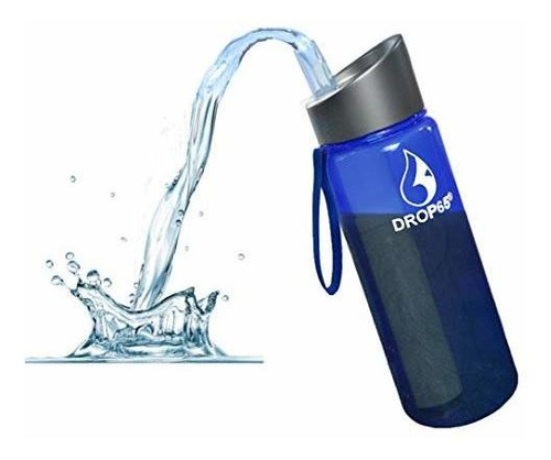 Drop65 Water Bottle With Filter, Filtered Water Personal Hyd