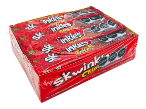 Skwinkles Clásico Sabor Chamoy 12 Pzas