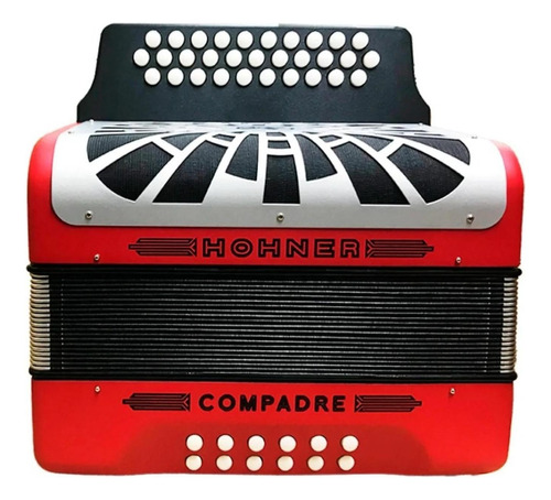 Hohner Compadre A4864 Acordeón Diatónico En Sib Con Funda