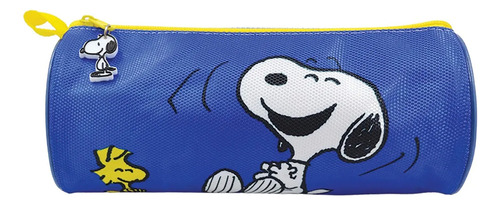 Lapicera Cilindrica Escolar Snoopy Danpex Azul Snoopy