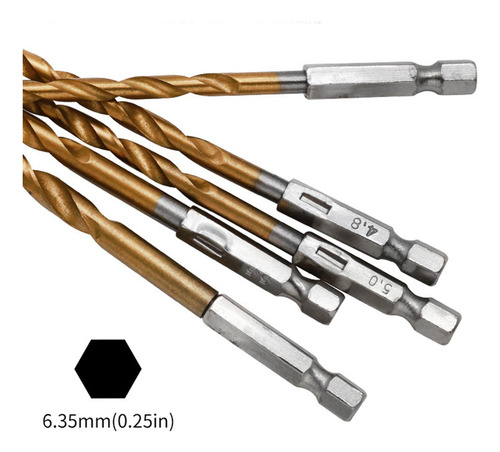 Juego De Brocas De Vástago Hexagonal De 13 Piezas, Broca