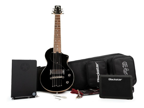 Blackstar Carry On Deluxe Travel Pack Guitarra Viaje Fly3 Bt Color Negro Orientación De La Mano Diestro