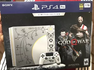 Consola Playstation 4 Pro 1tb God Of War Perfecto Estado