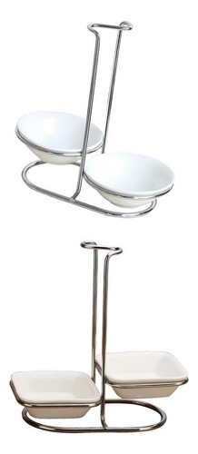 Soporte De Cerámica Blanca Para, Organización De Buffet