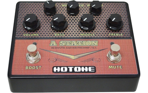 Pre Amplificador Pedal Hotone  Electroacustico Ad20 