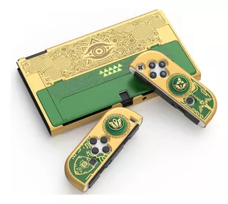 Case Protetora Compatível Nintendo Switch Oled V. Zelda Totk