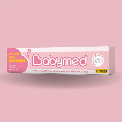 Pomada Para Assaduras Babymed Menina 45g