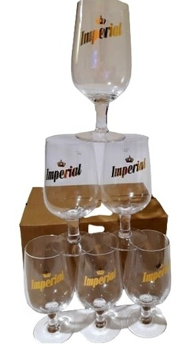 Vasos Copas De Cerveza Imperial Originales Caja X 6 Envios