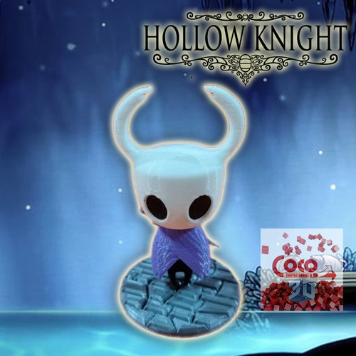 Hollow Knight Figura 3d Gamer Geek 10 Cm Decoracion