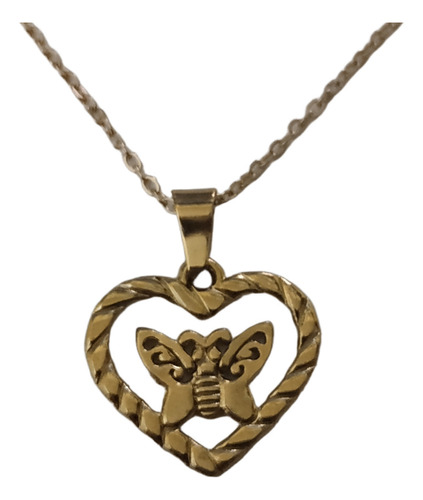 Collar Acero Inoxidable Resistente Al Agua Joyeria Natural