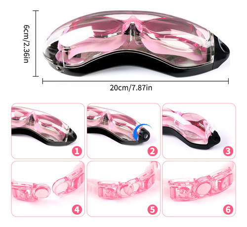 N Gafas De Natación Goggles Sin Fugas Protección Uv, Kit