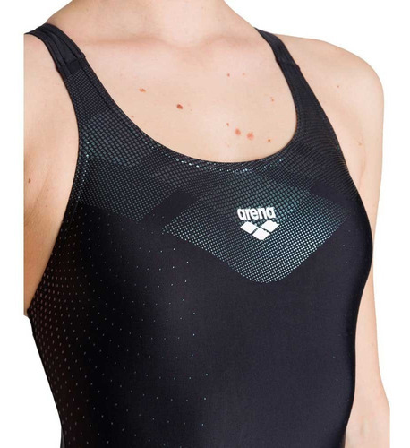Imagen 7 de 9 de Malla Natacion Arena Mirrored V Back Enteras Enteriza Mujer
