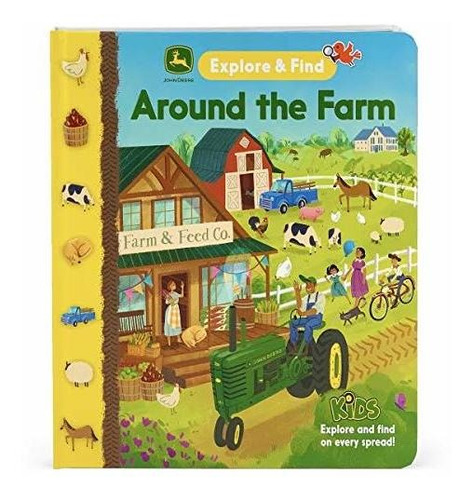 Book : John Deere Around The Farm Explore And Find - A Hidd