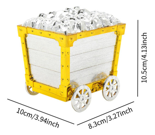 Suministros De Adornos De Carrito De Plata De Oro