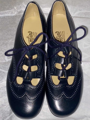 Zapatos Colegiales Negros Españoles Marca Bambino