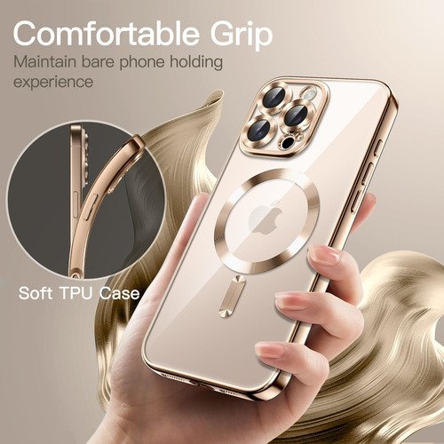 Jetech Soft Clear Case Para iPhone 16 Pro De 6.3 Pulgadas, P