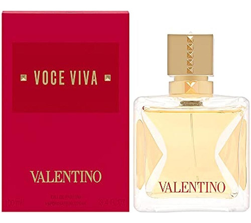 Valentino Voce Viva Eau De Parfum Spray Para Mujer, Floral, 
