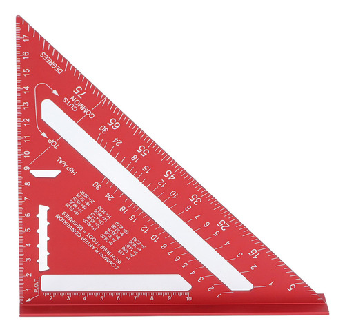 Viga Doble De Aleación De Aluminio Red Red Speed Square De 7