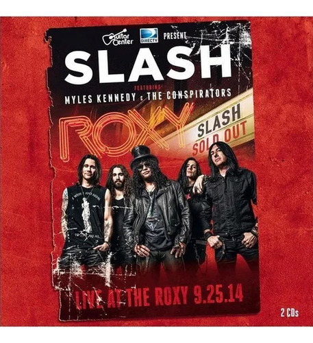Cd Slash Live At The Roxy 9.25.14 Lacrado Duplo Br 2015